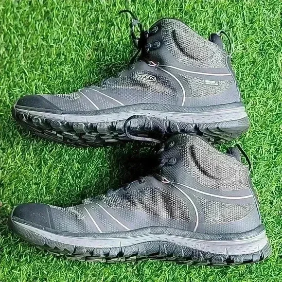 Keen Terradora ll Hiking Trail Gray Pink Mid Ankle Waterproof Size 11 - Picture 2 of 12